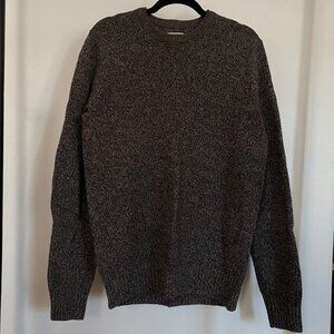 Heather Grey Knit Sweatshirt